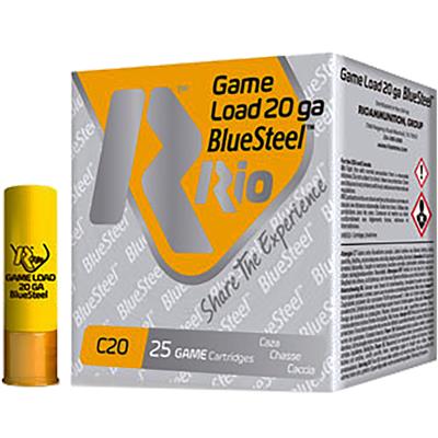 Rio BlueSteel 24 Game Loads 20 ga. 2 3/4 in. 7/8 oz. 4 Shot 25 rd.