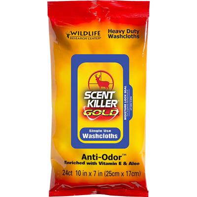 Wildlife Research Scent Killer Gold HD Washcloths 12 pk.