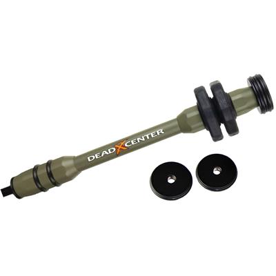 Dead Center Dead Silent Carbon XS Stabilizer Green 8 in.