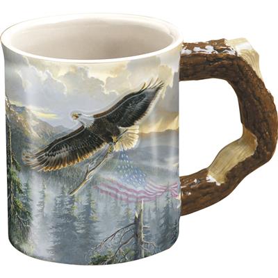 Wild Wings Sculpted Mug Rebuilding America Bald Eagle