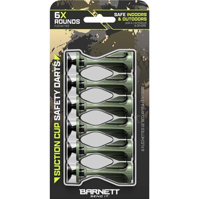 Barnett Phantum Suction Darts OD Green 6 pk.