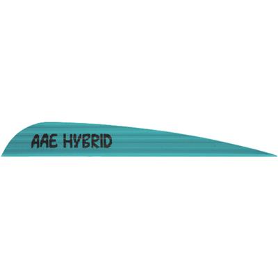 AAE Hybrid 40 Vanes Teal 50 pk.