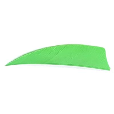 Trueflight Shield Cut Feathers Chartreuse 3 in. RW 100 pk.