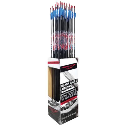 Black Eagle Intrepid Youth Arrows 800 Spine 36 pk.