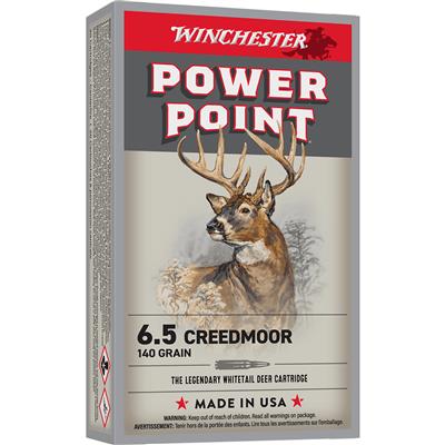 Winchester Super-X Rifle Ammo 6.5 Creedmoor 140 gr. Powerpoint SX 20 rd.