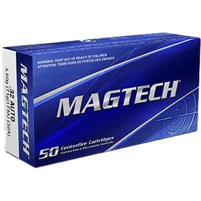 Magtech Pistol Ammo 32 Auto 71 gr. FMJ 50 rd.