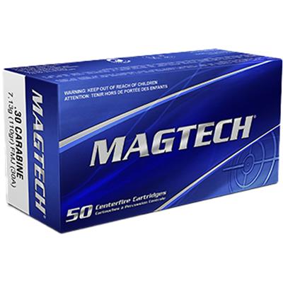 Magtech Rifle Ammo 30 Carbine 110 gr. FMJ 50 rd.