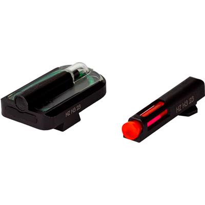 HiViz FASTDOT H3 Handgun Sight Glock 9mm/40 S&W/357 Sig. Red/Green