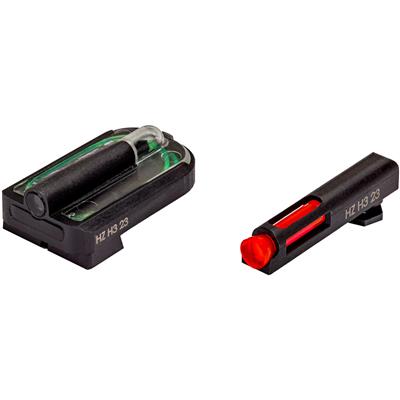 HiViz FASTDOT H3 Handgun Sight Glock MOS 9mm/40S&W/357 Sig. Red/Green