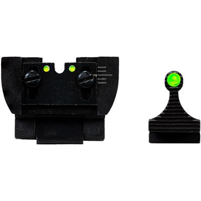 HiViz LiteWave Front & Rear Sight Combo Ruger 10/22 Green/Red/White