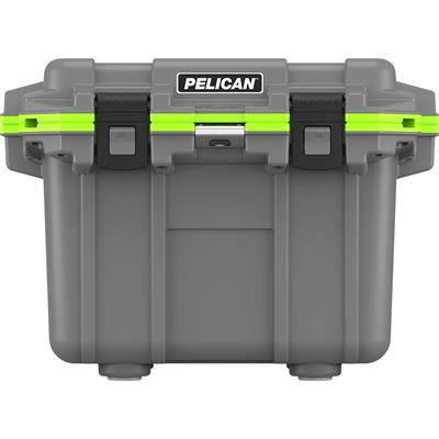 Pelican Elite Cooler Grey/Green 30 qt.