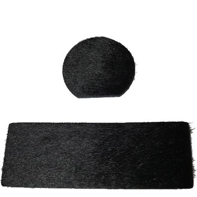 Cir-Cut Traditional Rest Kit Black Calf Hair 2 pc.