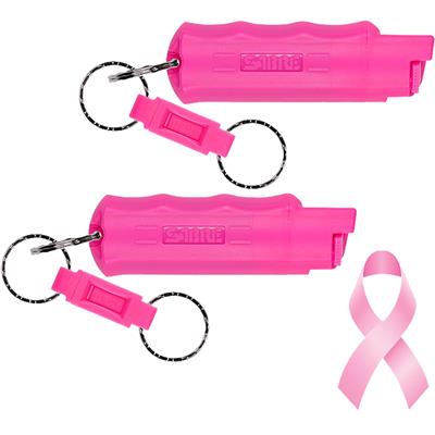 Sabre Key Case Pepper Spray Combo Pack Pink 2 pk.