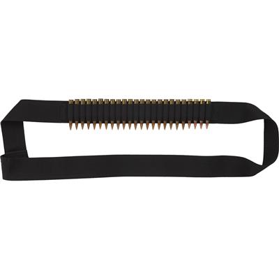 Bulldog Rifle Shell Bandolier Black 24 Cartridges