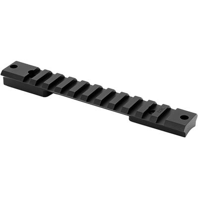 Warne Mountain Tech Tactical Rail Matte Black Remington Short Action