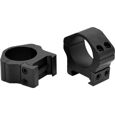 Warne Maxima Horizontal PA Scope Rings Matte Black 1 in. Low