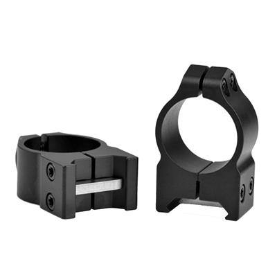 Warne Maxima Vertical PA Scope Rings Matte Black 1 in. Medium