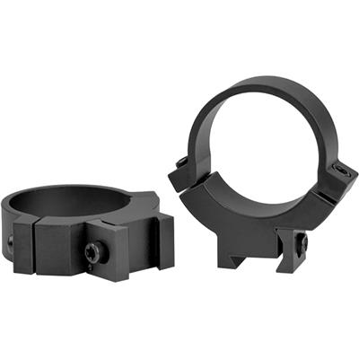 Warne Maxima Horizontal PA Rimfire Scope Rings 3/8 Dovetail Matte Black 30mm Medium