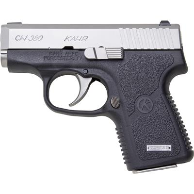 Kahr CW380 Pistol 380 ACP 2.5 in.Two Tone Black and Stainless 6 rd.