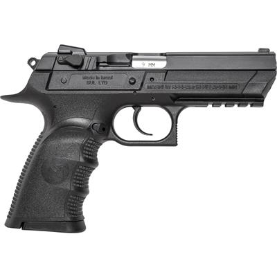 Magnum Research Baby Eagle III Pistol 9mm 4.43 in. Black Polymer 15 rd.