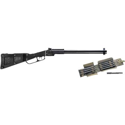 Chiappa M6 Folding Shotgun/Rifle 12 ga./ .22 LR 18.5 in. Black with X-Caliber Set