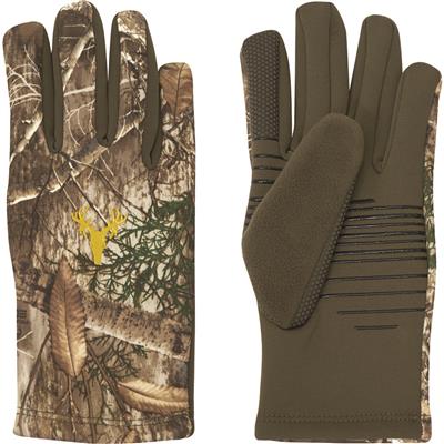 Hot Shot Hawktail Youth Gloves Realtree Edge