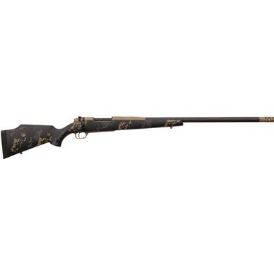 Weatherby Mark V CarbonMark Rifle 6.5 Creedmoor 24 in. Grey and Tan with Brake RH