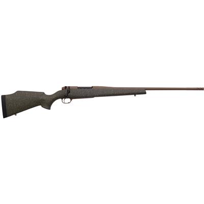 Weatherby Mark V WeatherMark LT Rifle 300 WBY 28 in. FDE with Brake RH