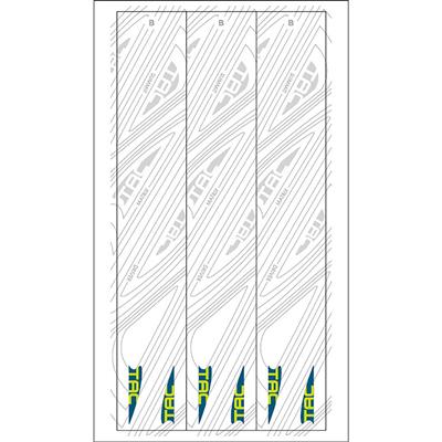 TAC Vanes Arrow Specific Wraps White Size B 4.625 13 pk.