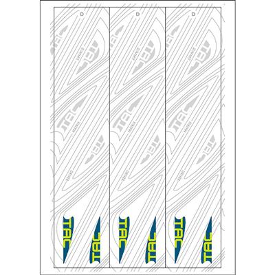 TAC Vanes Arrow Specific Wraps White Size D 4.675 13 pk.