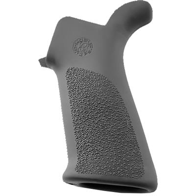 Hogue AR-15 Rubber Beavertail Grip Grey