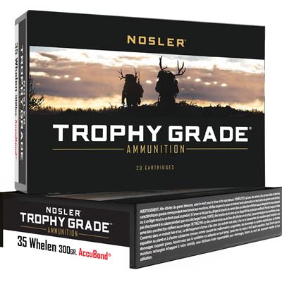 Nosler Trophy Grade Rifle Ammunition 35 Whelen 225 gr. AB SP 20 rd.