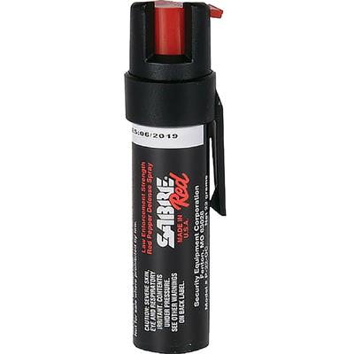 Sabre Red Compact Pepper Spray Black with Clip