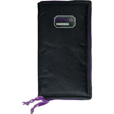 GPS Pistol Sleeve Black Medium w/ Locking Zippers