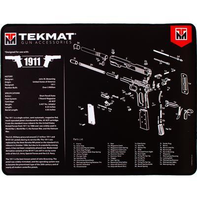 Tekmat Ultra 20 Pistol Cleaning Mat Black 1911 Gun