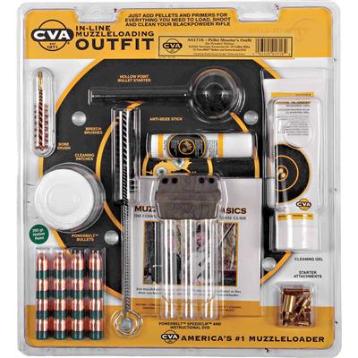 CVA Muzzleloading Accessory Outfit 50 Cal Pellet Shooter Kit