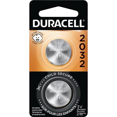 Duracell Lithium Coin Battery 2032 2 pk.