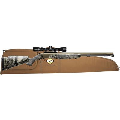 CVA Crossfire Muzzleloader Package 50 Cal. 26in. Burnt Bronze/Realtree Excape w/Scope