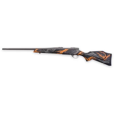 Weatherby Vanguard Compact Hunter Rifle 243 Win. 20 in Black Grey and Orange RH