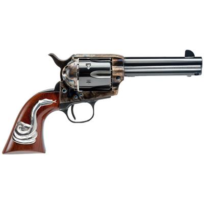 Cimarron Man With No Name Revolver 45 Long Colt 4.75in. Case Hardened w/ Snake 6 Shot