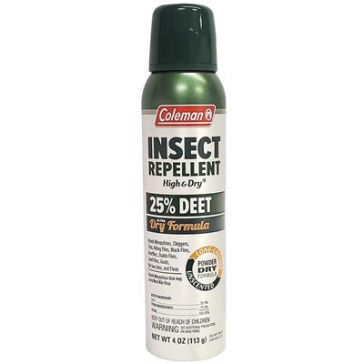 Coleman High & Dry Insect Repellent 4oz - 25% Deet