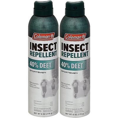 Coleman Sportsmen Insect Repellent 6oz - 40% Deet - Twin pack