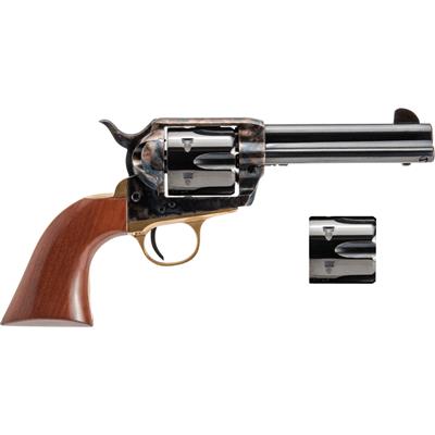 Cimarron Pistolero Revolver 9mm/357 Mag. 4.75 in Walnut Nickel 6 Shot