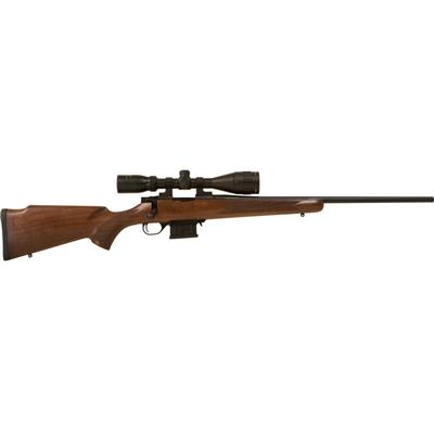 Howa M1100 Walnut Hunter GamePro Rifle 17 HMR 18 in. Walnut w/ Scope