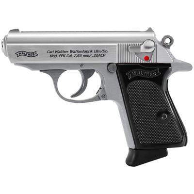 Walther PPK Pistol 32 ACP 3.3 in. Stainless 6 rd.