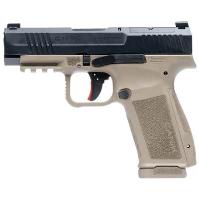 Canik Mete MC9 LS Pistol  9mm 3.63 in . Black Slide / FDE Frame 17 Rd.