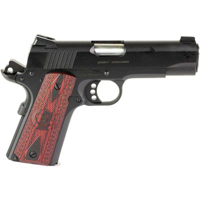 Colt 1911 Combat Commander Pistol 38 Super 4.25 in. Blued 9 rd.