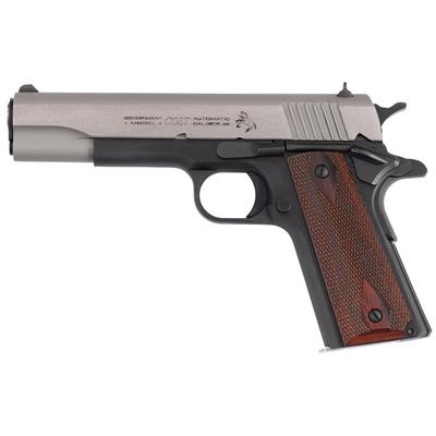 Colt 1911 Pistol 45 ACP 5 in. Stainless / Blued 8 rd.