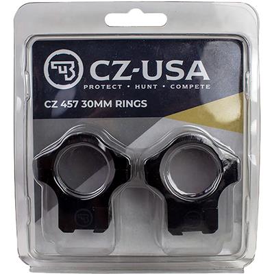 CZ 457/455 Scope Rings 30mm 11mm Dovetail, Height 0.575 in. Fits 457, 455