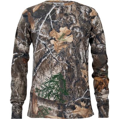 Habit Youth Bear Cave Long Sleeve Camo Tee Realtree Edge Youth Small